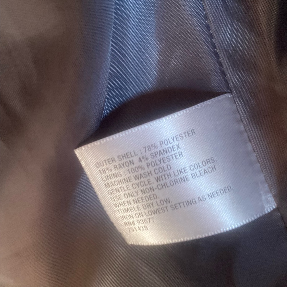 Gray Pinstripe Blazer by Worthington size 6 - Picture 7 of 8